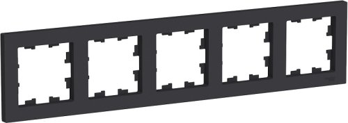 Рамка универсальная Systeme Electric AtlasDesign 5-м. карбон картинка